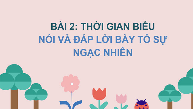 PowerPoint Nói và đáp lời bày tỏ sự ngạc nhiên, lời khen ngợi