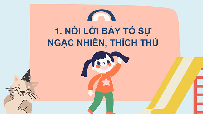 PowerPoint Nói và đáp lời bày tỏ sự ngạc nhiên, lời khen ngợi