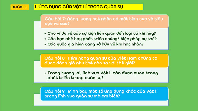 Ứng dụng của vật lí trong một số ngành nghề