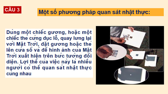 Một số hiện tượng thiên văn