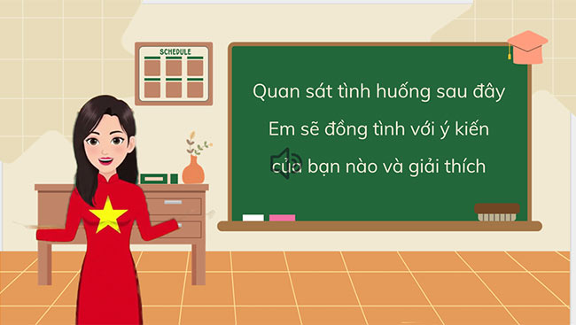 PowerPoint cách tạo video tình huống theo sách giáo khoa