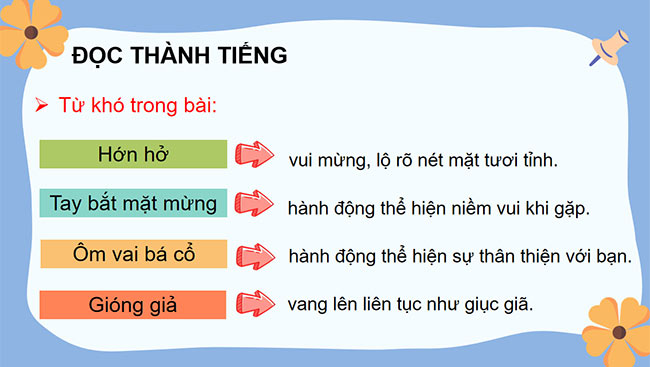 PowerPoint Đọc: Ngày khai trường