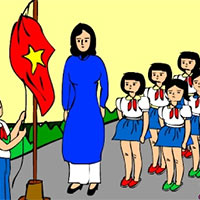 PowerPoint Tiếng Việt 3 Bài 1: Lễ chào cờ đặc biệt