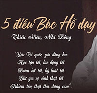 PowerPoint Hoạt động trải nghiệm 1 bài 6: Thực hiện năm điều Bác Hồ dạy