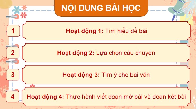 PowerPoint Tìm ý và viết đoạn văn cho bài văn kể chuyện
