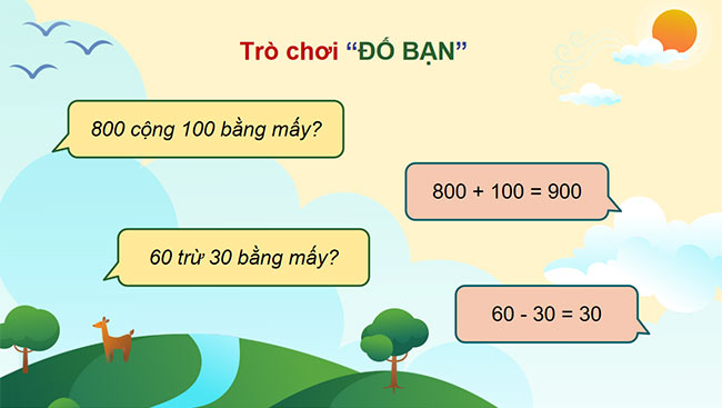 PowerPoint Cộng nhẩm, trừ nhẩm