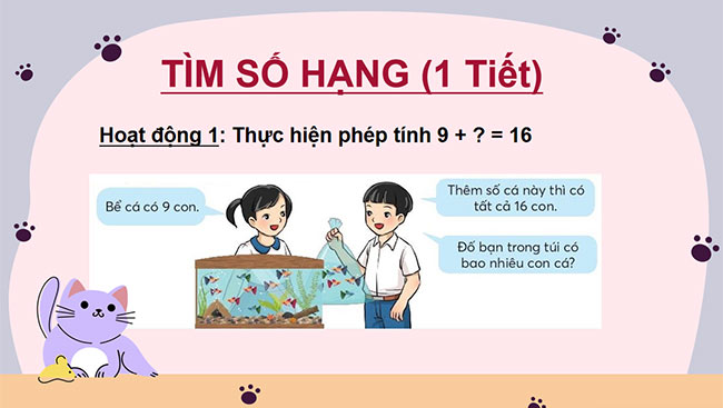 PowerPoint Tìm số hạng