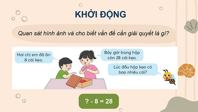 PowerPoint Tìm số bị trừ, tìm số trừ