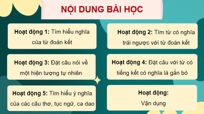 PowerPoint Luyện từ và câu: Mở rộng vốn từ Đoàn kết