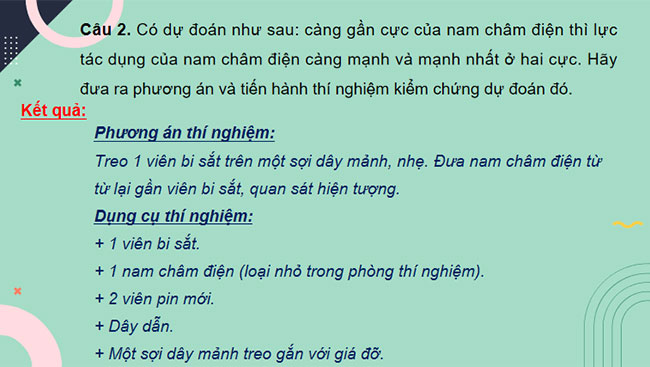 Giáo án PowerPoint KHTN 7 Cánh diều Bài tập Chủ đề 7