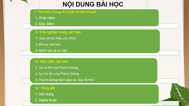 PowerPoint Ngữ văn 6 Bài 1: Thánh Gióng