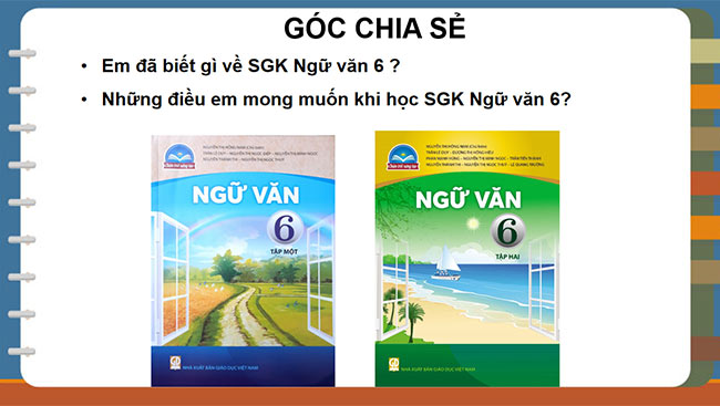 PowerPoint Ngữ văn 6 Bài mở đầu: Khám phá một chặng hành trình