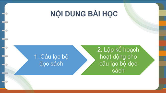 PowerPoint Ngữ văn 6 Bài mở đầu: Lập kế hoạch câu lạc bộ đọc sách