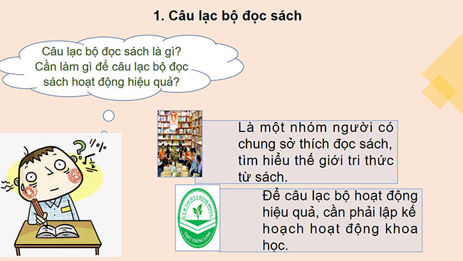 PowerPoint Ngữ văn 6 Bài mở đầu: Lập kế hoạch câu lạc bộ đọc sách