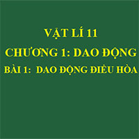 PowerPoint Vật lí 11 Bài 1: Dao động điều hòa