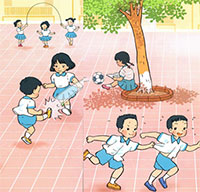 PowerPoint Tự nhiên và xã hội 1 bài 8: Cùng vui ở trường