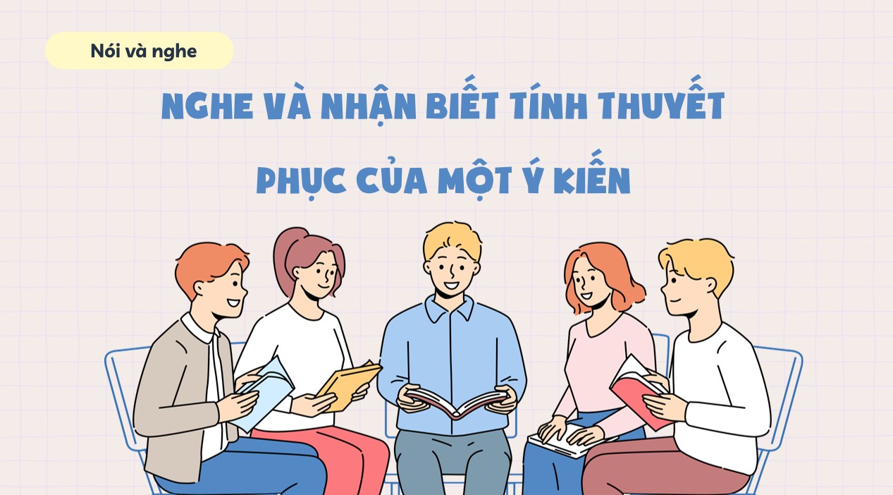 PowerPoint Bài Nghe và nhận biết tính thuyết phục của một ý kiến Văn 9 CTST