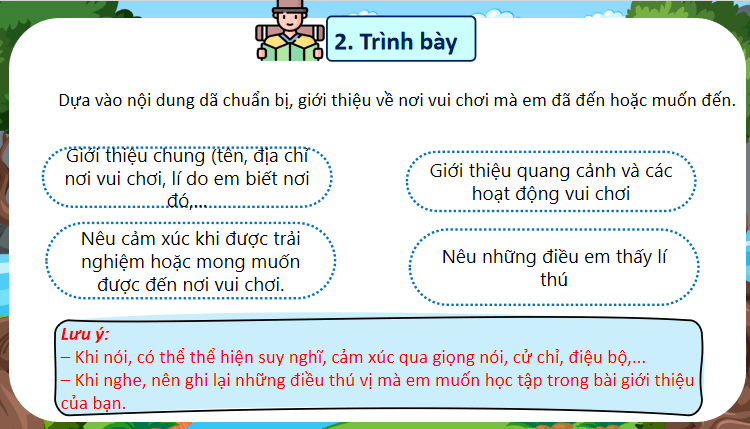 Bài 8: Những điểm vui chơi lí thú