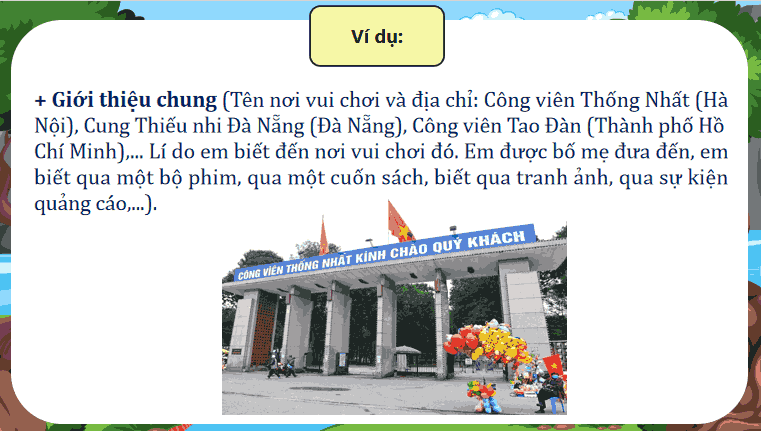 Bài 8: Những điểm vui chơi lí thú