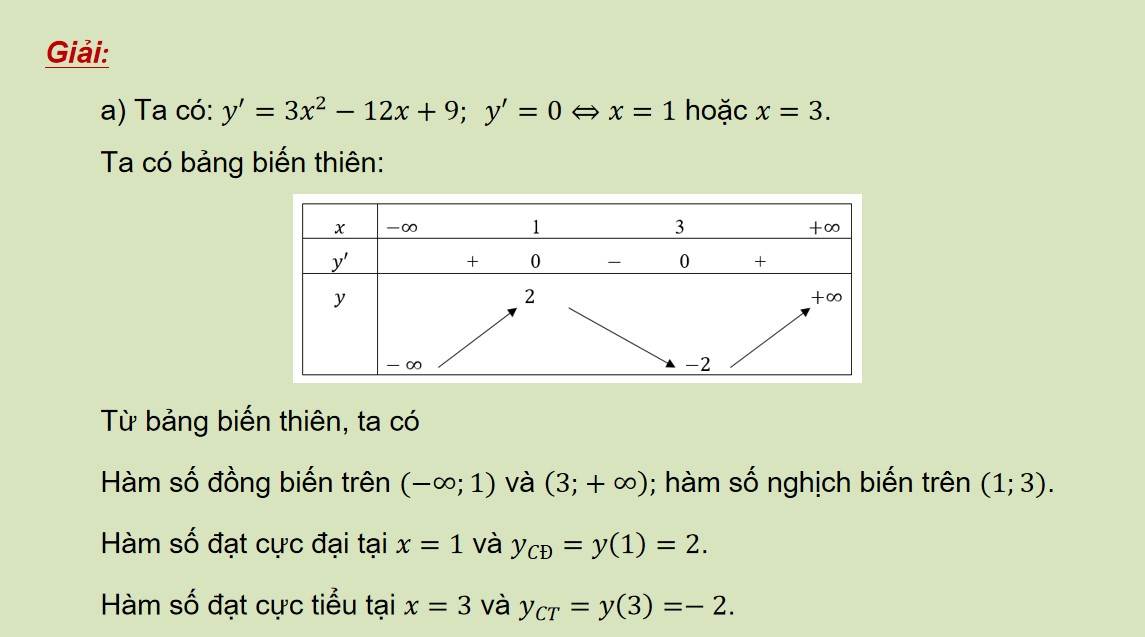 Giáo án PowerPoint Toán 12 KNTT Bài tập cuối chương I