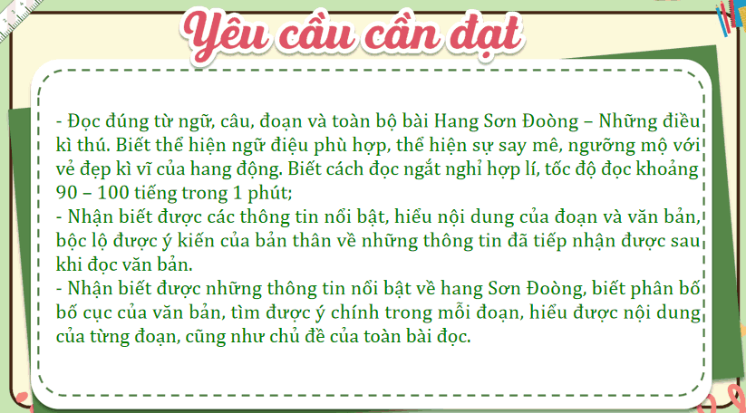 Bài 11: Hang Sơn Đoòng – những điều kì thú