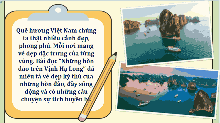 Bài 12: Những hòn đảo trên vịnh Hạ Long