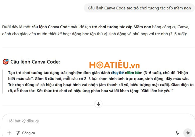 Cách tạo trò chơi học tập trên Canva