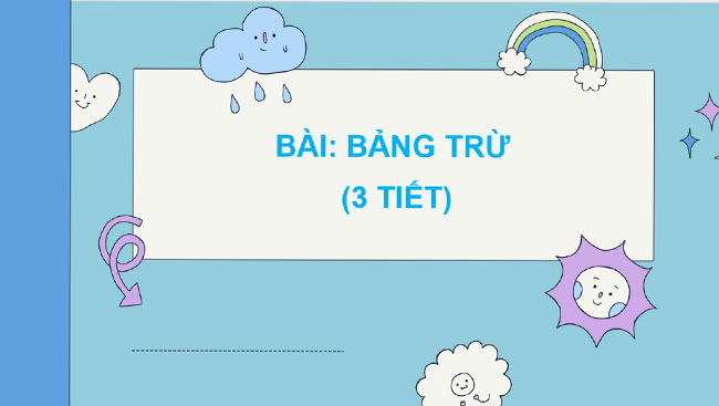 PowerPoint Bảng trừ