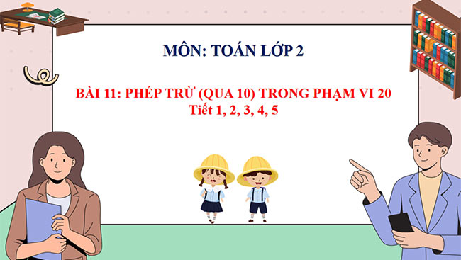PowerPoint Phép trừ (qua 10) trong phạm vi 20