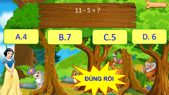 PowerPoint Bảng trừ (qua 10)