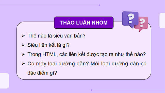 Tạo liên kết