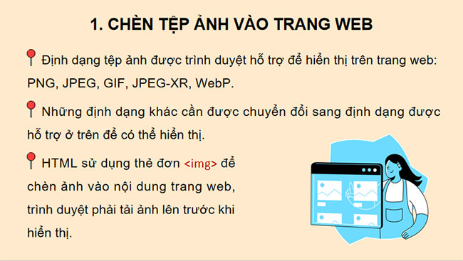 Chèn tệp tin đa phương tiện và khung nội tuyến vào trang web