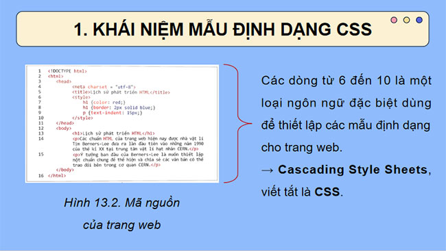 Khái niệm, vai trò của CSS