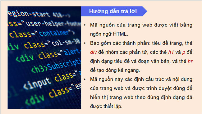 HTML và cấu trúc trang web