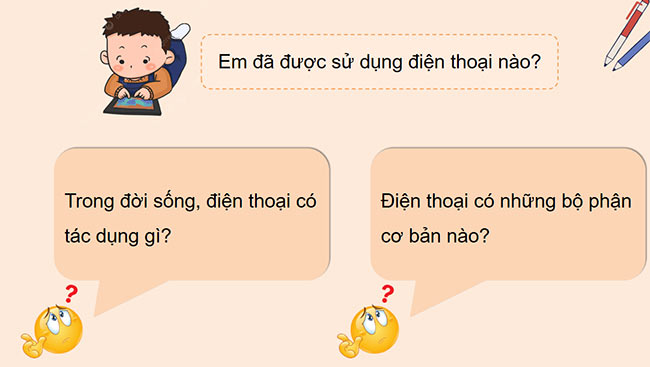 PowerPoint Công nghệ 5 Sử dụng điện thoại