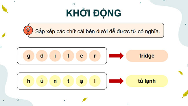 PowerPoint Công nghệ 5 Sử dụng tủ lạnh