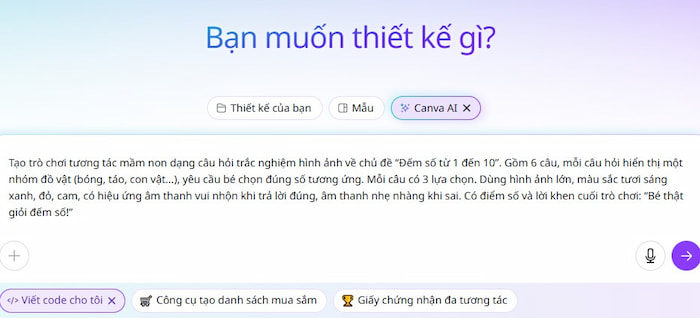 Bài thực hành cuối khóa Ứng dụng AI vào dạy học mầm non