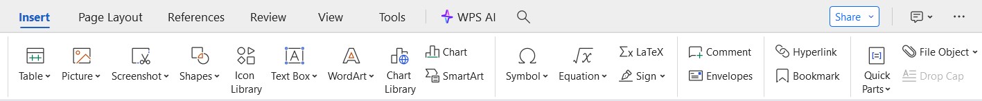 Chèn file Word, Excel, PowerPoint, PDF