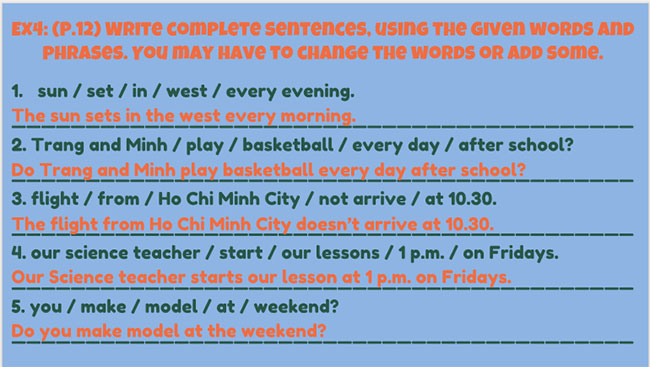 Giáo án Tiếng Anh 7 Unit 1: A Closer Look 2