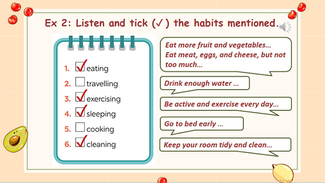 Giáo án Tiếng Anh 7 Unit 2: Skills 2