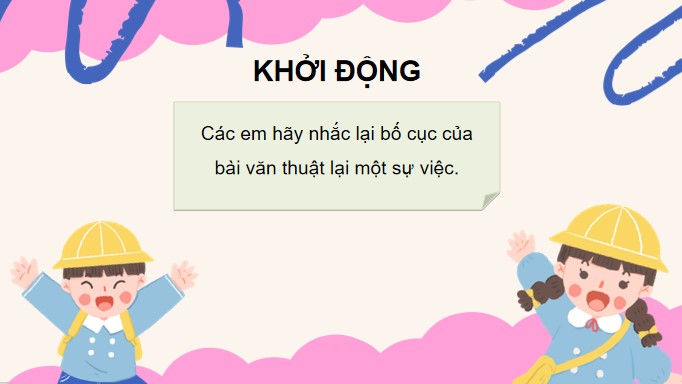 PowerPoint Viết: Luyện tập lập dàn ý cho bài văn thuật lại một sự việc