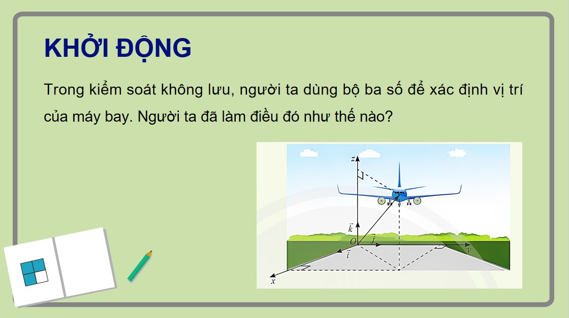 Giáo án PowerPoint Toán 12 CTST Bài Toạ độ của vectơ trong không gian