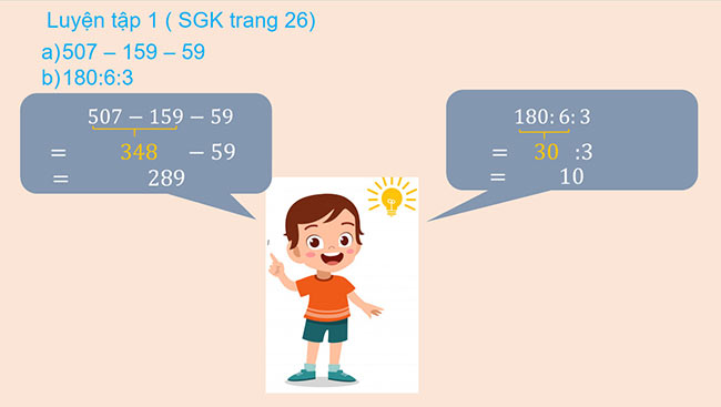 PowerPoint Toán 6 Bài 6: Thứ tự thực hiện các phép tính