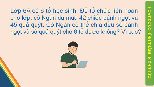 PowerPoint Toán 6 Bài 7: Quan hệ chia hết. Tính chất chia hết