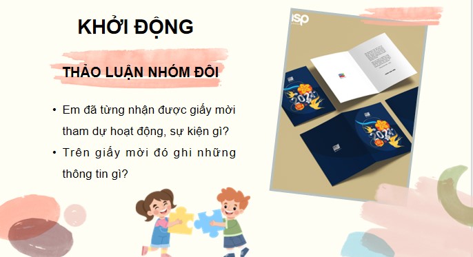 PowerPoint Viết: Viết giấy mời