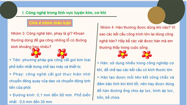 Một số công nghệ phổ biến