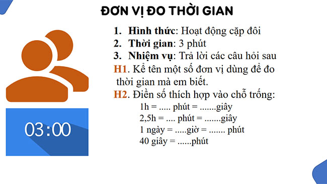 PowerPoint Khoa học tự nhiên 6 Đo thời gian