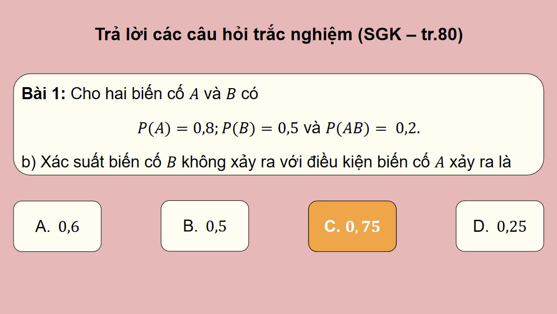 Giáo án PowerPoint Toán 12 CTST Bài tập cuối chương VI