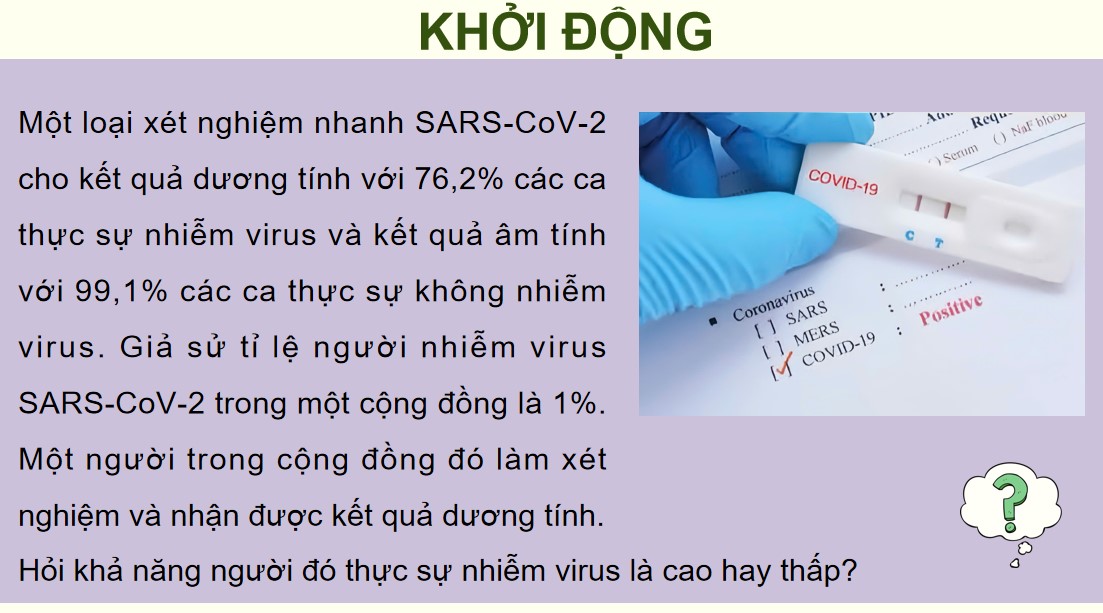 Giáo án PowerPoint Toán 12 CTST Bài Công thức xác suất toàn phần và công thức Bayes
