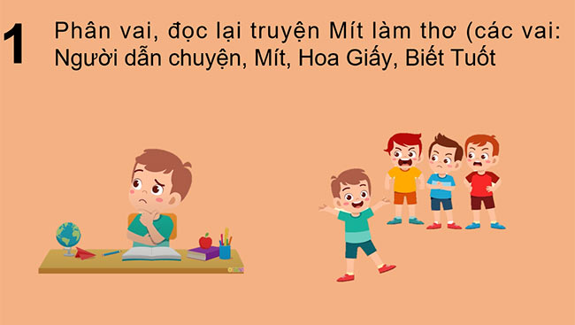 PowerPoint Kể chuyện đã học Mít làm thơ